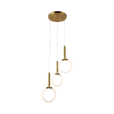 Gambar Eglare Odelia Lampu Gantung Hias LED 3L 30 Watt 3CCT Round