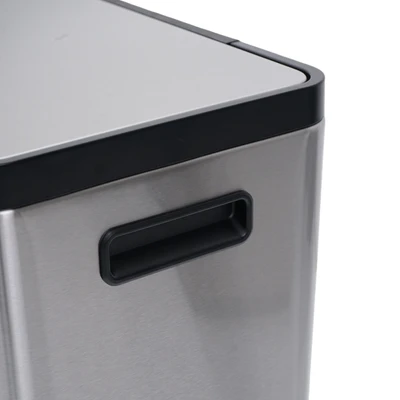 Gambar Eko Ecocasa II Tempat Sampah Pedal Stainless Steel 20 Liter - Silver Matt