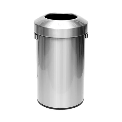 Gambar Eko Urban Tempat Sampah Stainless Steel 60 Liter - Silver Matt
