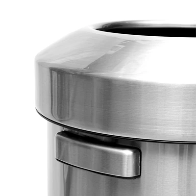 Gambar Eko Urban Tempat Sampah Stainless Steel 60 Liter - Silver Matt