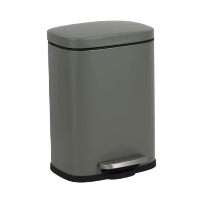 Gambar Informa Milan Tempat Sampah Pedal Stainless Steel & Plastik 5 Liter - Hijau Tua