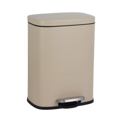 Gambar Informa Milan Tempat Sampah Pedal Stainless Steel & Plastik 12 Liter - Cokelat