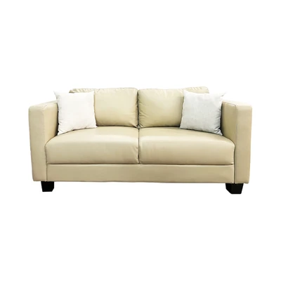 Gambar Informa Venien Sofa Kulit 2 Seater - Cokelat Cappuccino