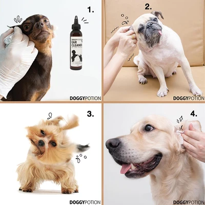 Gambar Doggy Potion 120 Ml Pembersih Telinga Hewan