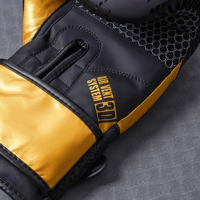 Gambar Berwyn Sarung Tinju 10 Oz - Hitam/Gold