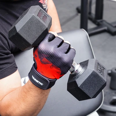 Gambar Kinetic Ukuran L Sarung Tangan Gym Extra Comfort - Hitam