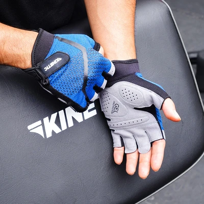 Gambar Kinetic Ukuran L Sarung Tangan Gym Gel Protect - Biru