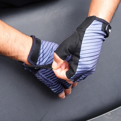 Gambar Kinetic Ukuran M Sarung Tangan Gym Lightweight - Hitam/Abu-Abu