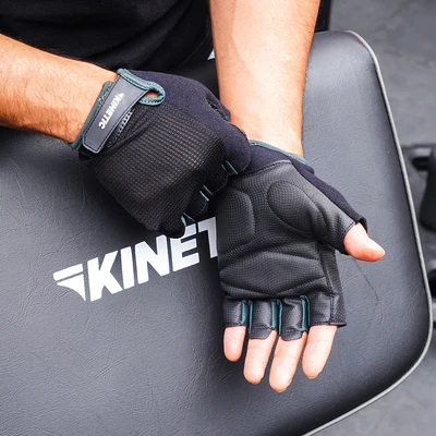 Gambar Kinetic Ukuran M Sarung Tangan Gym Essential - Hitam