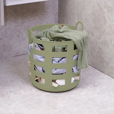 Gambar Stora Concept Keranjang Penyimpanan Large Round 31x31x34.5 cm - Hijau