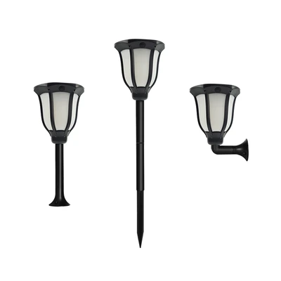 Gambar Krisbow Arni Lampu Taman Solar Bollard Flame 50 Lumens 2000K
