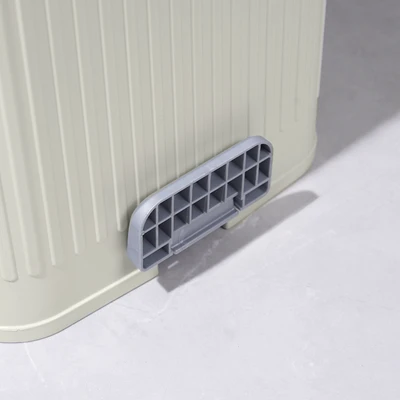 Gambar Stora Doric Tempat Sampah Pedal Plastik 12 Liter - Putih Ivory