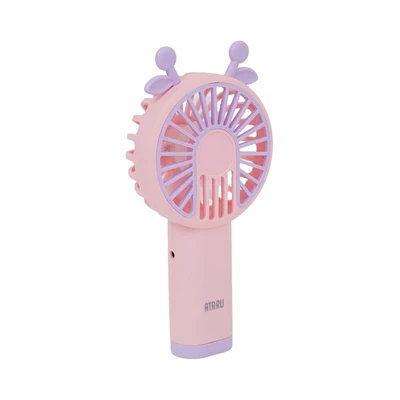Gambar Ataru Kipas Angin Portabel Rechargeable Rabbit Ear - Pink