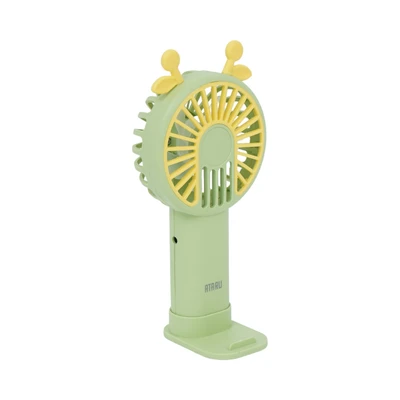 Gambar Ataru Kipas Angin Portabel Rechargeable Rabbit Ear - Hijau