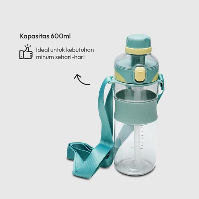 Gambar Appetite Polly Botol Minum Tritan 600 ml - Hijau