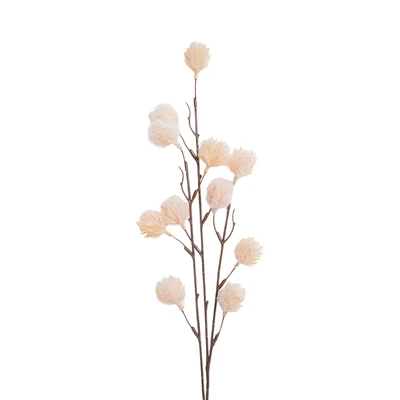 Gambar Informa Tanaman Artifisial Snow Pompom 16x6x70 cm - Krem