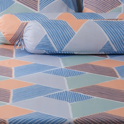 Gambar Sleeplite 180x200 cm Set 5 Pcs Seprai King Microfiber Aria Abstrak