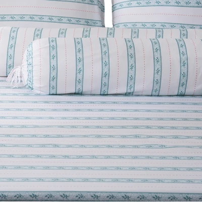 Gambar Sleeplite 180x200 cm Set 5 Pcs Seprai King Microfiber Stripe Dewy