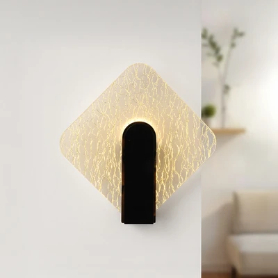 Gambar Informa Macy Lampu Dinding Square 19.5 cm - Hitam