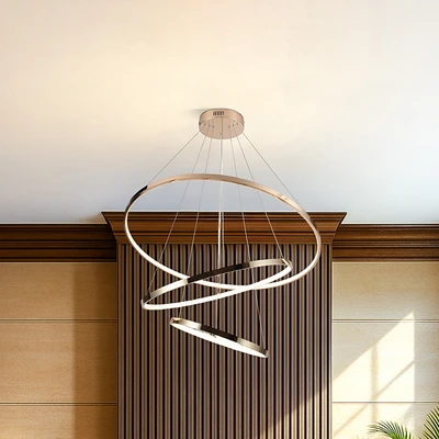 Gambar Informa Mayfair Lampu Gantung Hias 3L Round - Gold