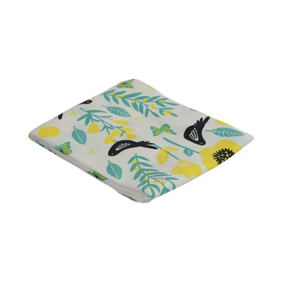 Gambar Forhom Kain Lap Dapur Katun Daisy Bird Set 3 pcs