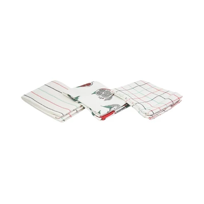 Gambar Forhom Kain Lap Dapur Katun Pomegranate 50x70 cm Set 3 pcs