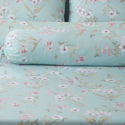 Gambar Sleeplite 120x200 cm Set 3 Pcs Seprai Single Microfiber Flower Tiff