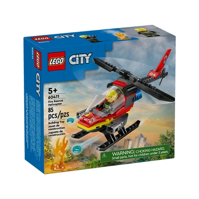 Gambar LEGO City Fire Rescue Helicopter 60411