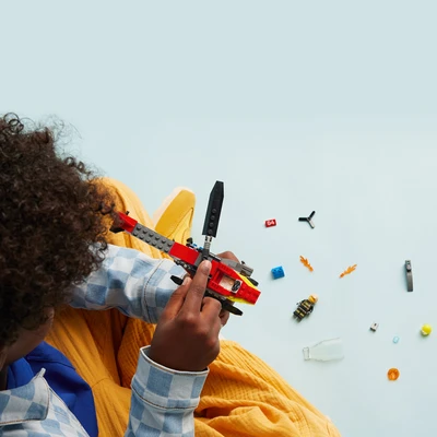 Gambar LEGO City Fire Rescue Helicopter 60411