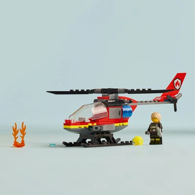 Gambar LEGO City Fire Rescue Helicopter 60411