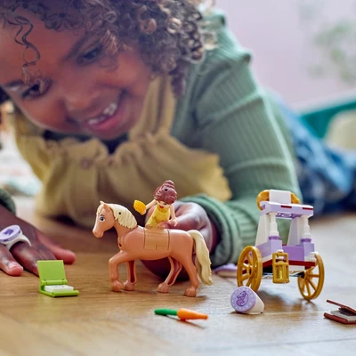 Gambar LEGO Disney Princess Belles Storytime Horse Carriage 43233