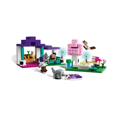Gambar LEGO Minecraft The Animal Sanctuary Set 206 Pcs 21253 - Mix