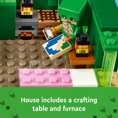 Gambar LEGO Minecraft Turtle Beach House 21254