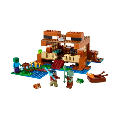 Gambar LEGO Minecraft The Frog House 21256