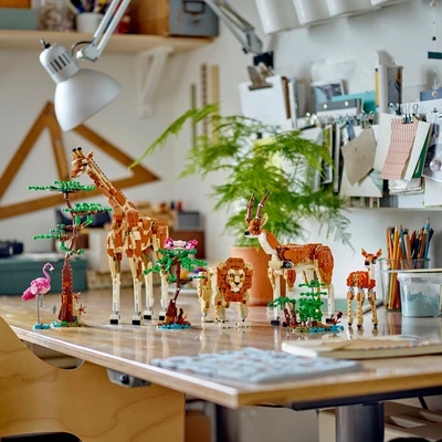 Gambar LEGO Creator 3 In 1 Wild Safari Animals 31150