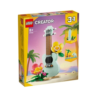Gambar LEGO Creator 3 In 1 Tropical Ukulele Set 387 Pcs 31156 - Hijau Mint/cokelat