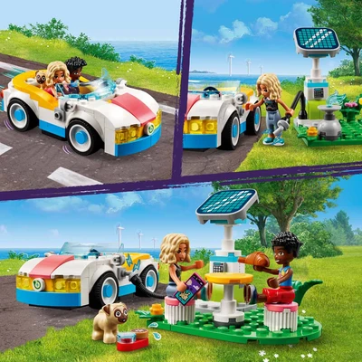 Gambar LEGO Friends Electric Car And Charger 42609