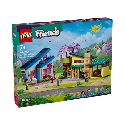 Gambar LEGO Friends Olly And Paisleys Family Houses Set 1126 Pcs 42620 - Mix