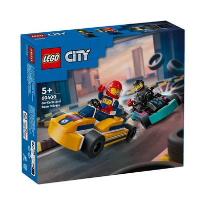 Gambar LEGO City Go Karts & Race Drivers Set 99 pcs 60400 - Mix