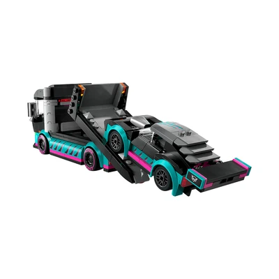 Gambar LEGO City Race Car And Car Carrier Truck 60406
