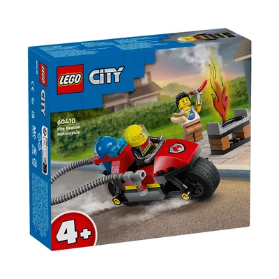 Gambar LEGO City Fire Rescue Motorcycle Set 57 Pcs 60410 - Mix