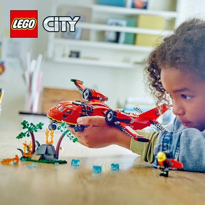 Gambar LEGO City Fire Rescue Plane 60413