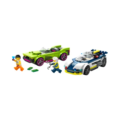 Gambar LEGO City Police Car & Muscle Car Chase Set 213 pcs 60415 - Mix