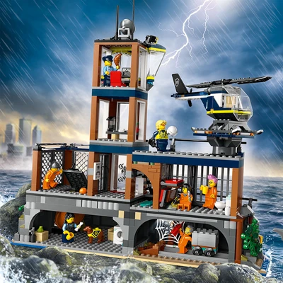 Gambar LEGO City Police Prison Island 60419