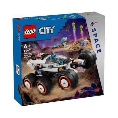 Gambar LEGO Set City Space Explorer Rover & Alien Life 60431
