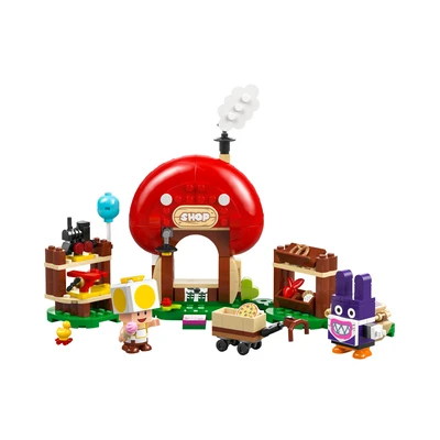 Gambar LEGO Super Mario Nabbit At Toads Shop Expansion 71429