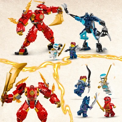Gambar LEGO Ninjago Kais Elemental Fire Mech 71808