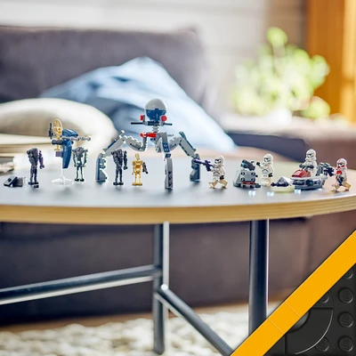 Gambar LEGO Star Wars Clone Trooper & Battle Droid Battle 75372