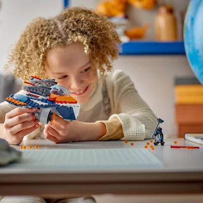 Gambar LEGO Marvel Rocket Warbird Vs Ronan 76278