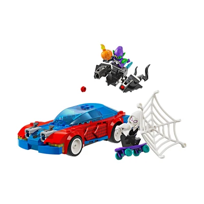 Gambar LEGO Marvel Spiderman Race Car And Venom Green Goblin 76279